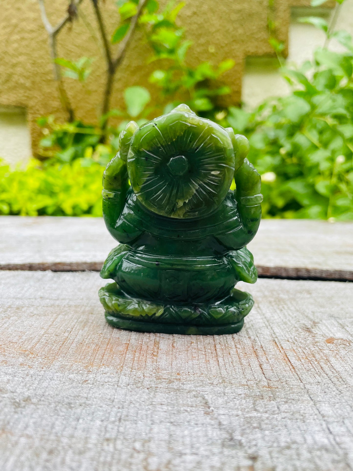 Nephrite jade ganesha