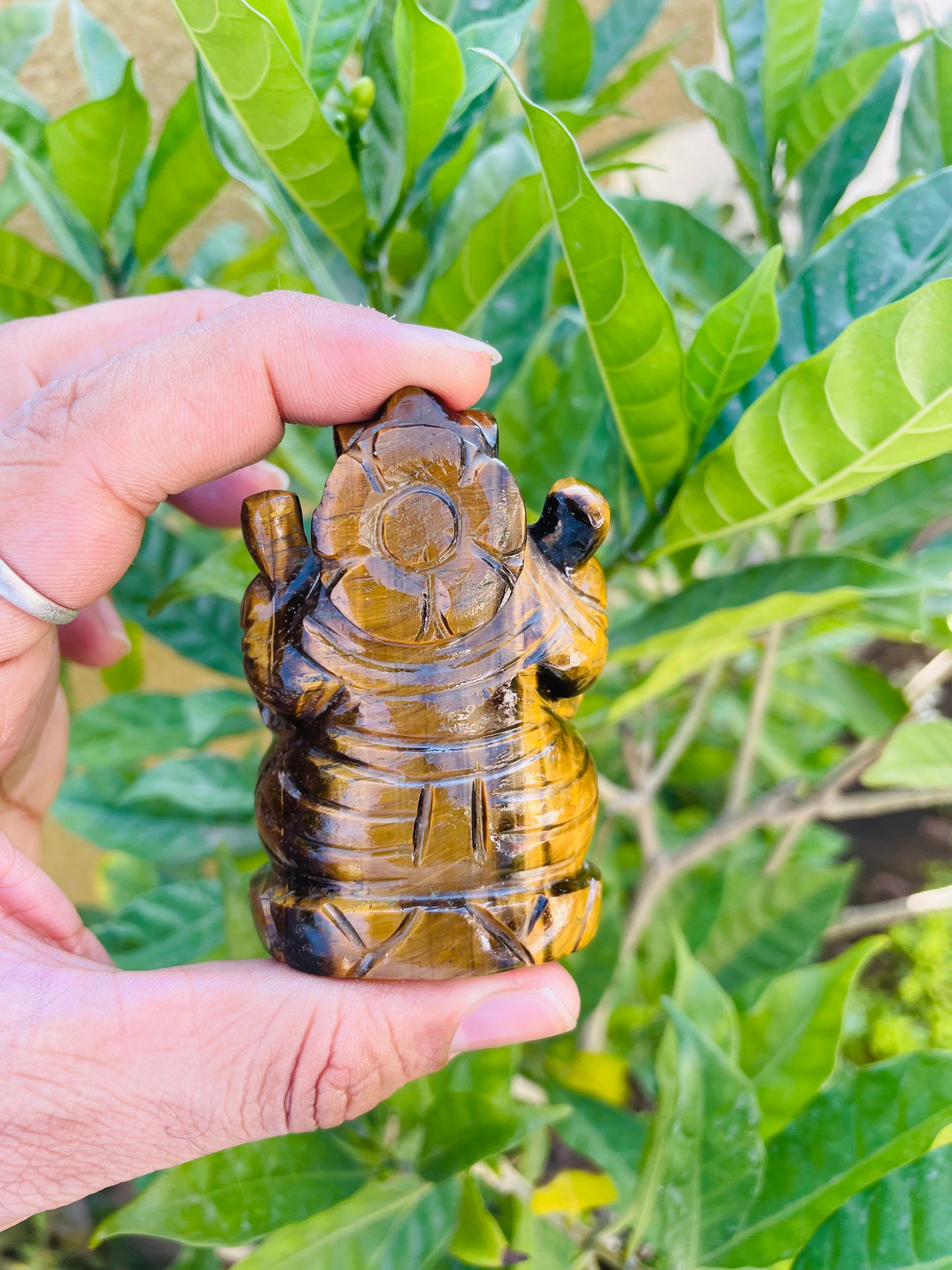 Tiger eye Ganesha