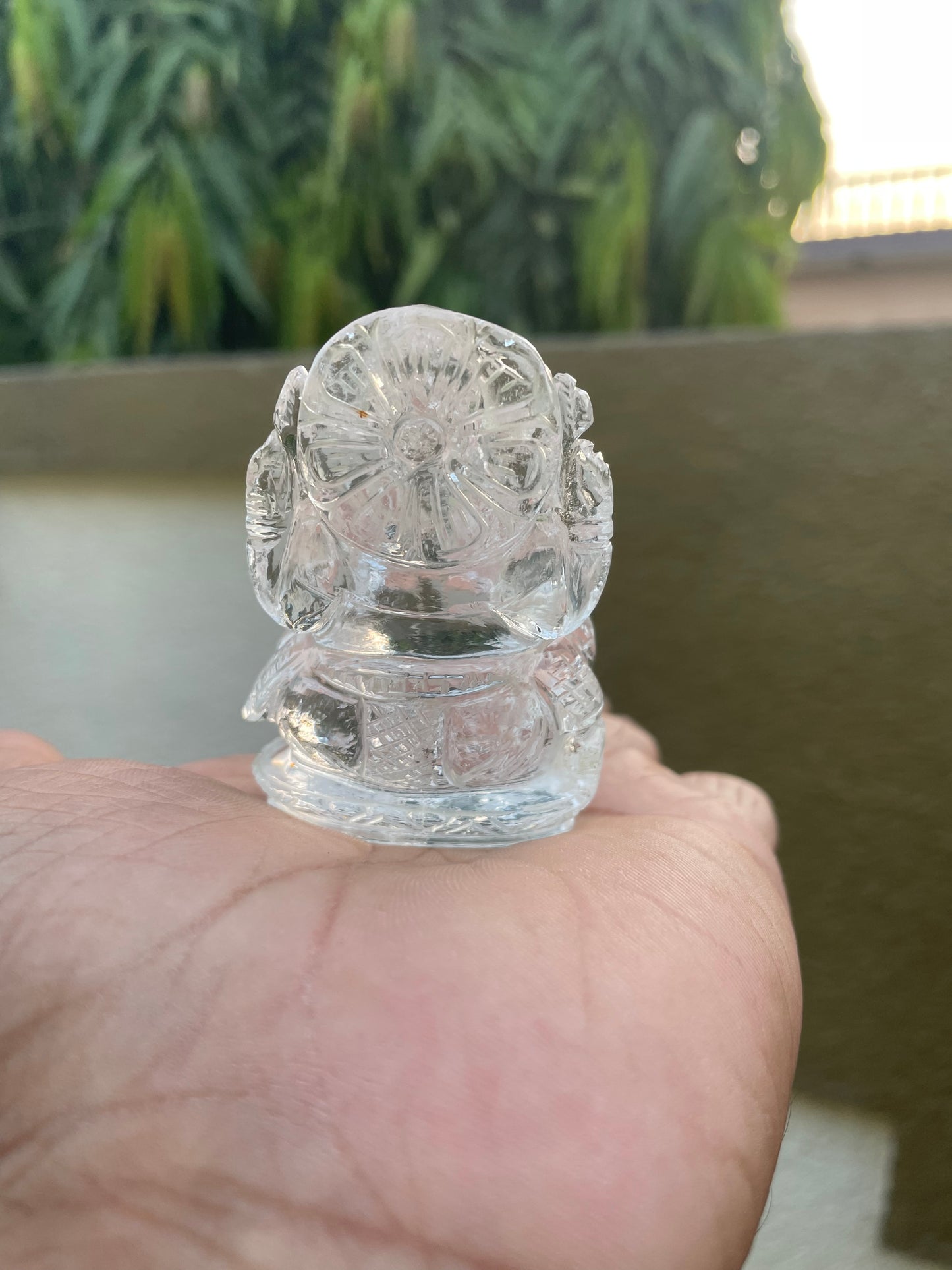 Clear quartz Ganesha