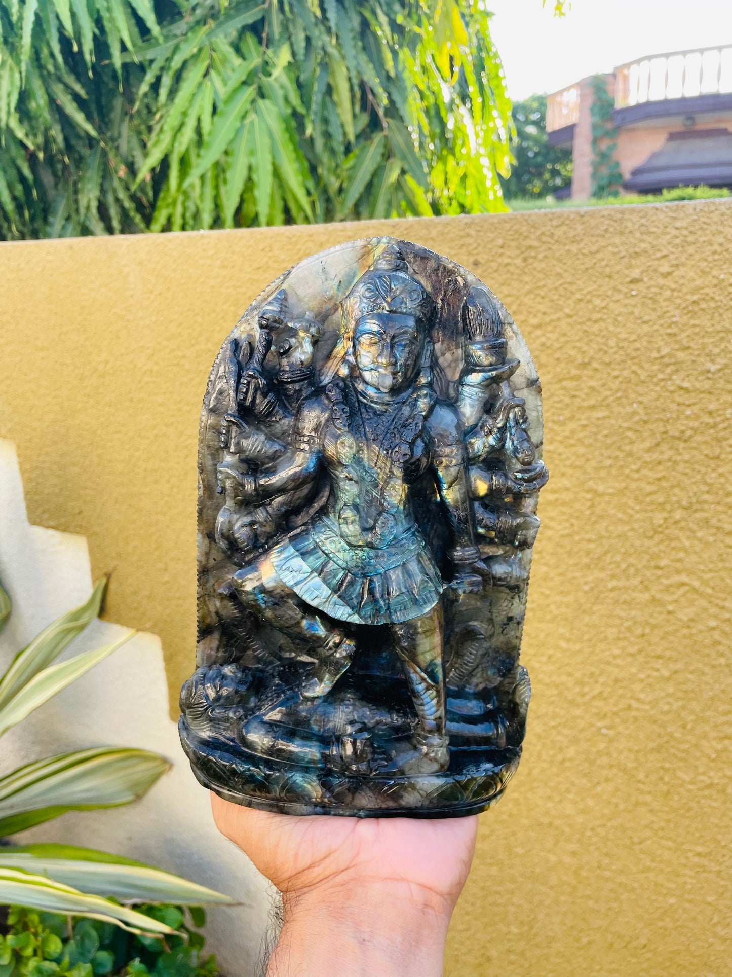 Goddess kaali in Labrodorite