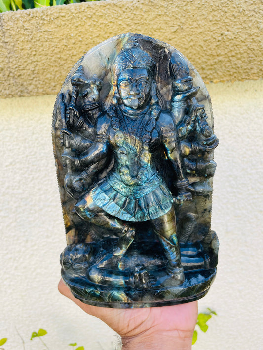 Goddess kaali in Labrodorite