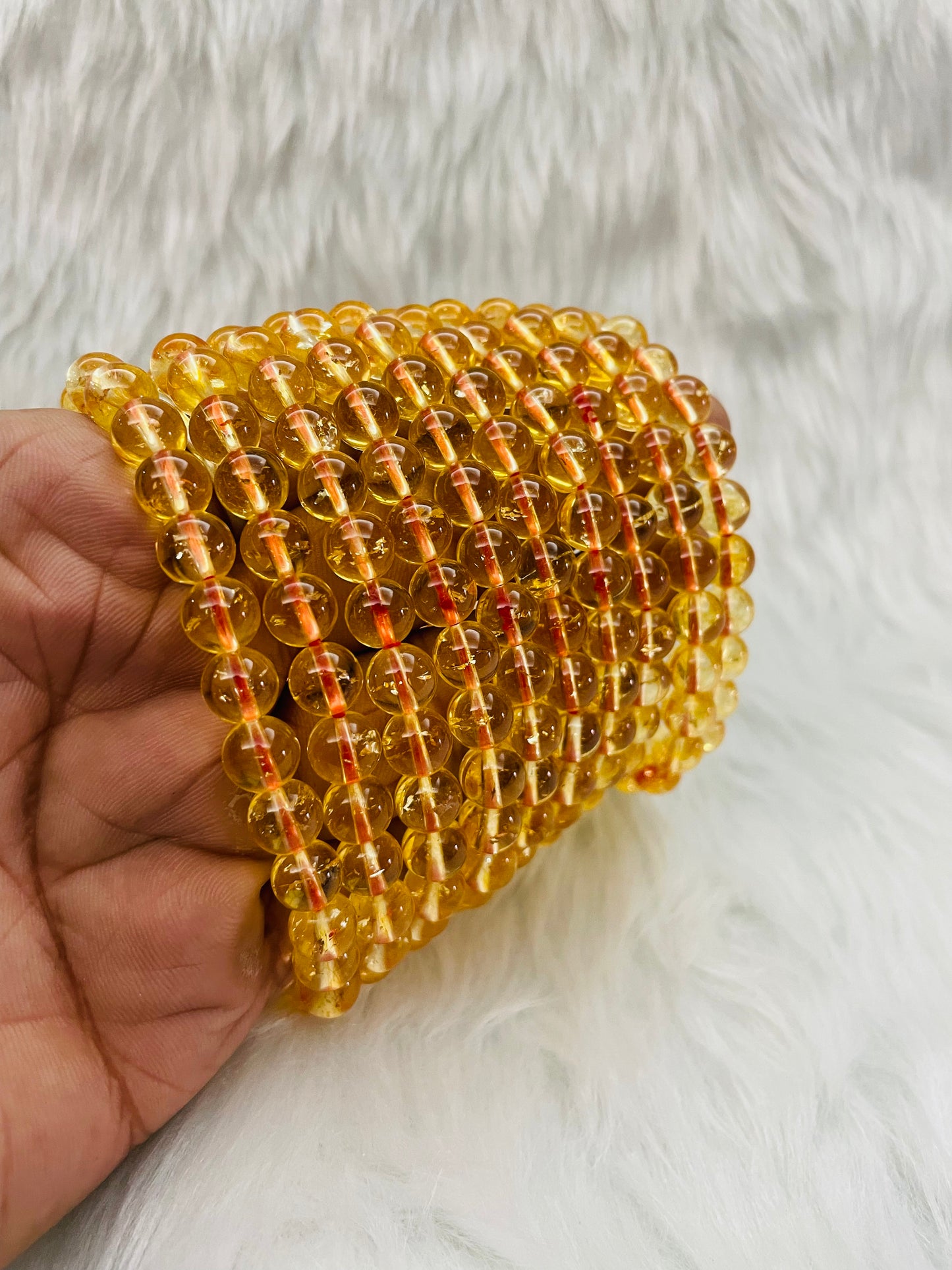 Citrine bracelate