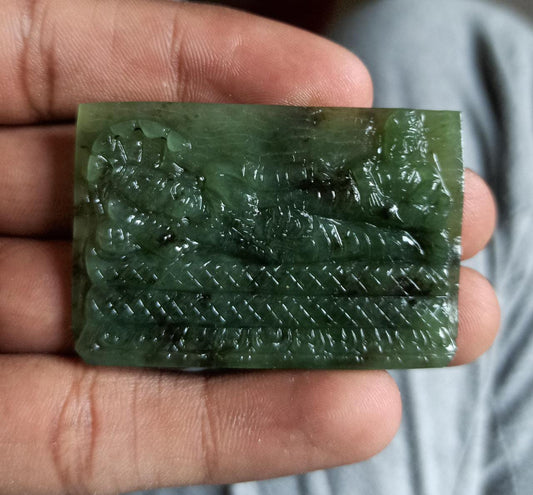 Nephrite lord Vishnu