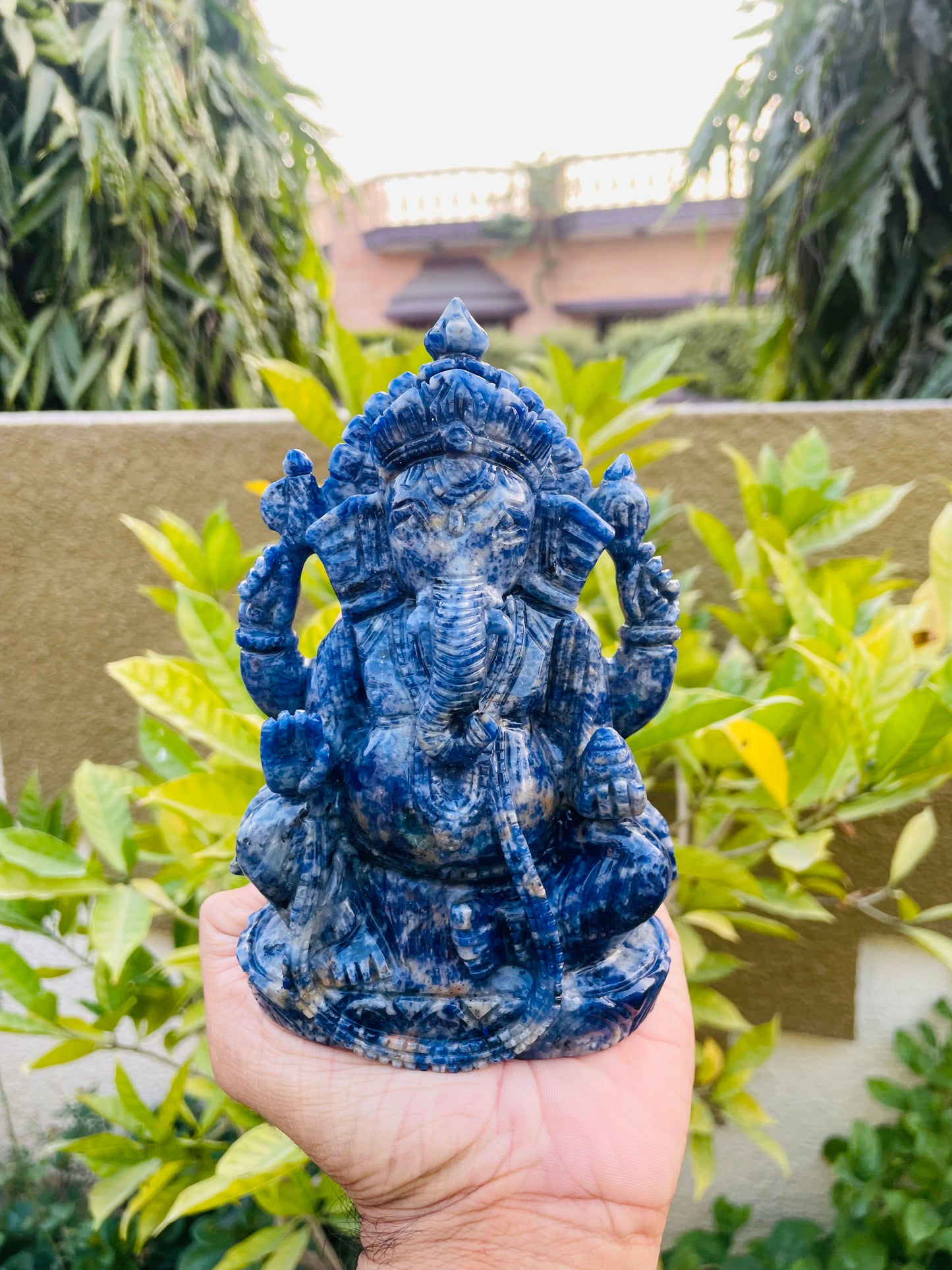 Sodalite Ganesha