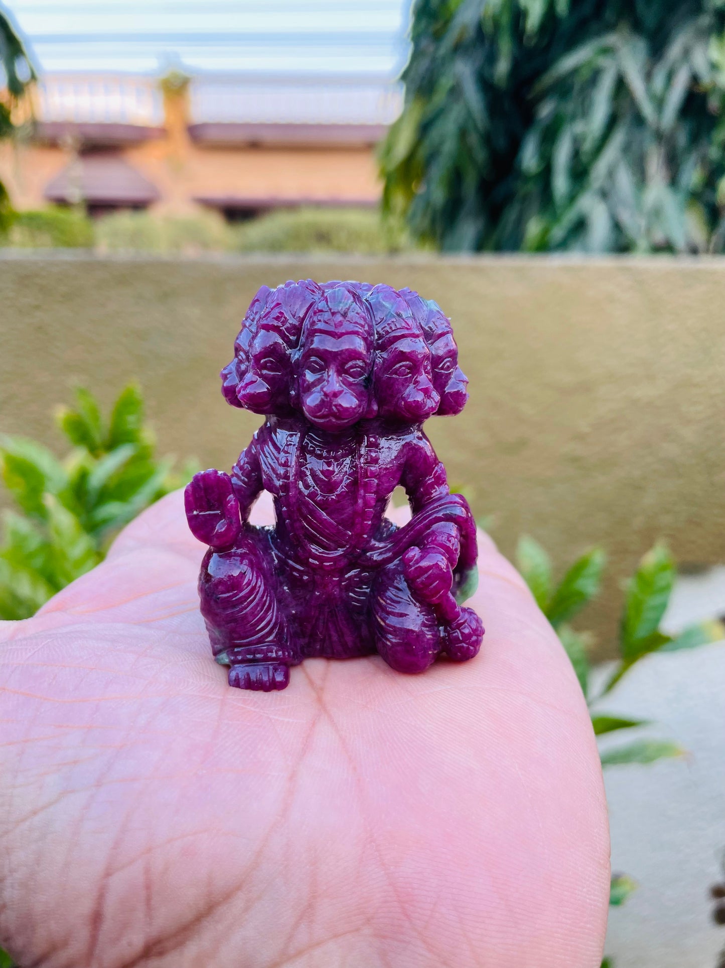 Ruby panch mukhi Hanuman