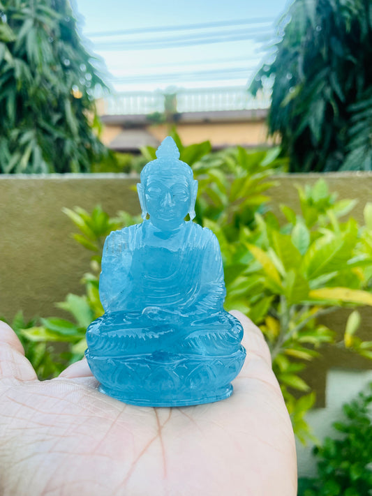 Aquamarine buddha