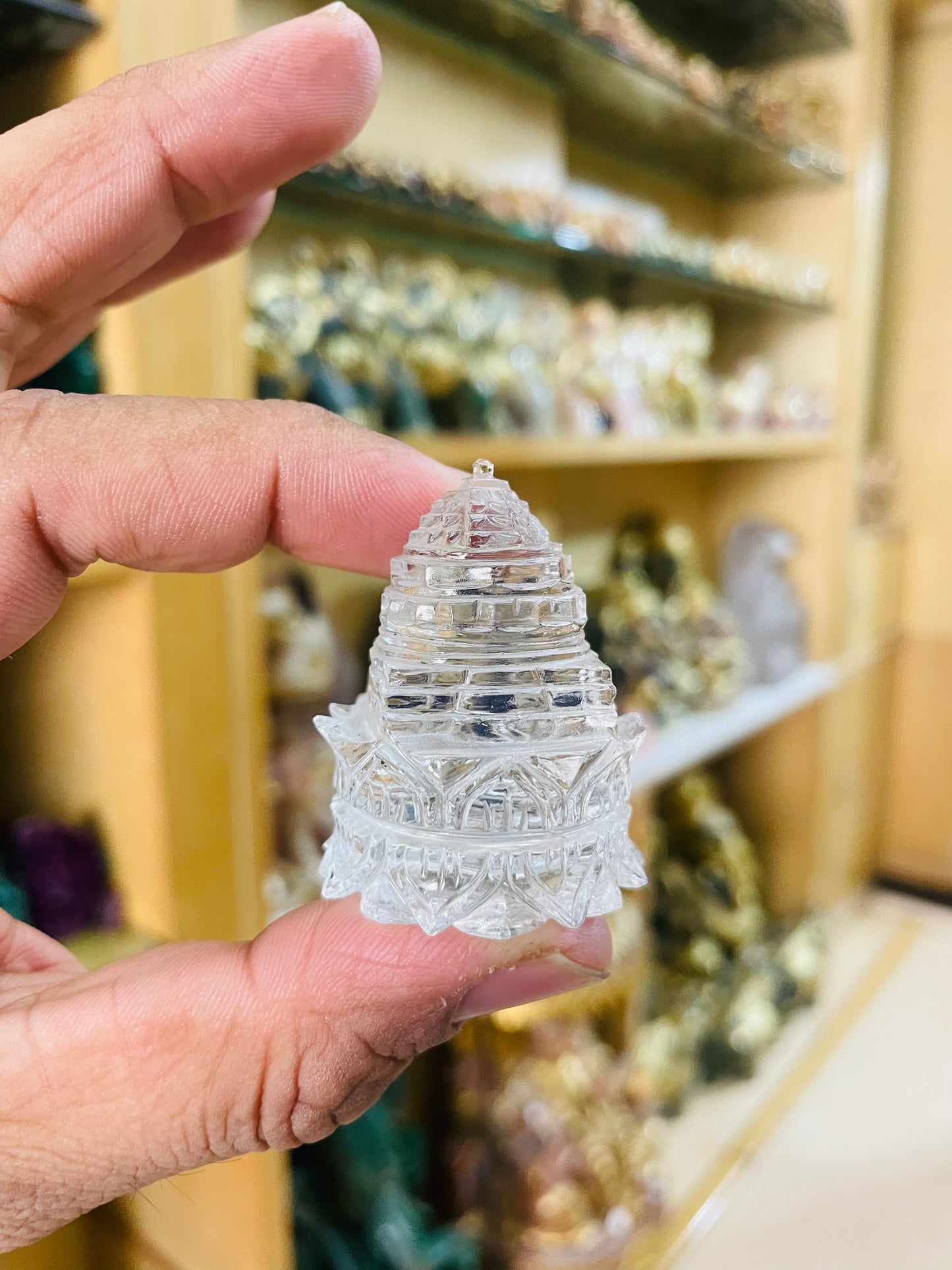 Clear quartz Shriyantra