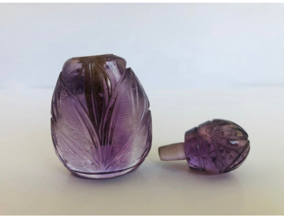 Amethyst perfume bottle